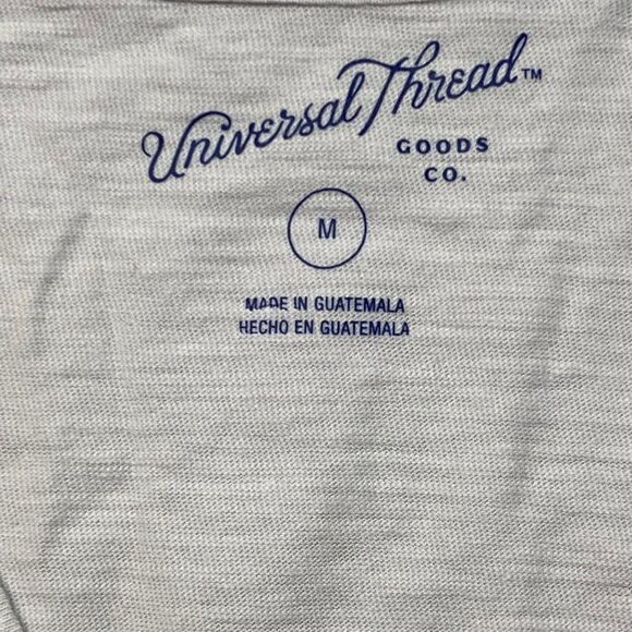 Women’s Cream V-Neck T-Shirt - Size M | 100% Cotton Everyday Basic | NEW - Picture 3 of 4